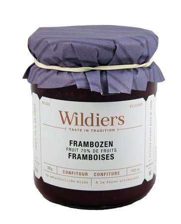 Wildiers - frambozen confituur 70% fruit 285g