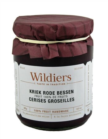 Wildiers - kriek-rode bes 100% fruit 285g
