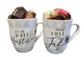Tas leerkracht gevuld met pralines